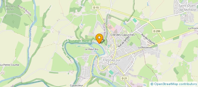 localisation de l'entreprise FOYER DES JEUNES à SOUGE-LE-GANELON
