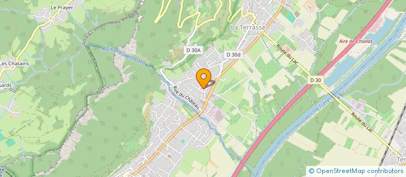 localisation de l'entreprise FOYER DES JEUNES D'EDUCATION POPULAIRE ET DES LOISIRS  LA TERRASSE