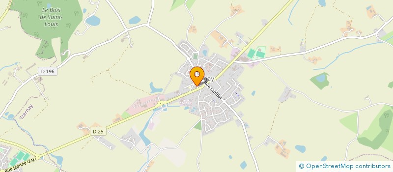 localisation de l'entreprise FOYER DES JEUNES D'YZERNAY  YZERNAY