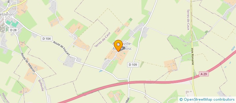 localisation de l'entreprise FOYER DES JEUNES DE FAUVILLE  TERRES-DE-CAUX