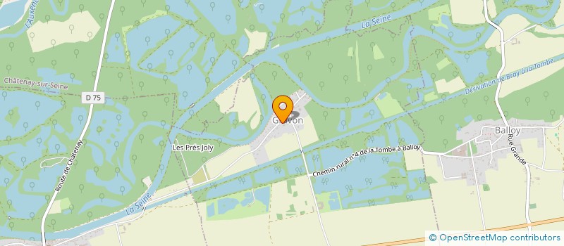 localisation de l'entreprise FOYER DES JEUNES DE GRAVON  GRAVON