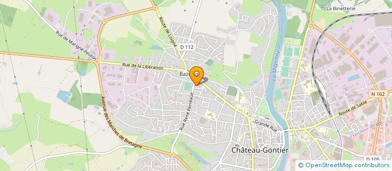 localisation de l'entreprise FOYER DES JEUNES DE MENIL  MENIL