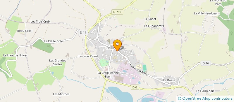 localisation de l'entreprise FOYER DES JEUNES DE SAINT GILLES DU MENE à LE MENE