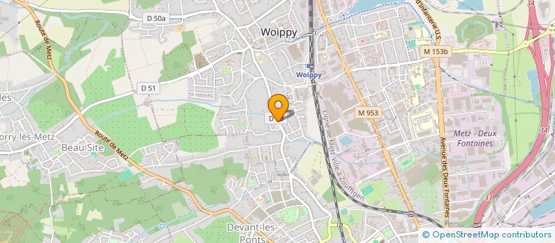 localisation de l'entreprise FOYER DES JEUNES DE SAULNY  SAULNY