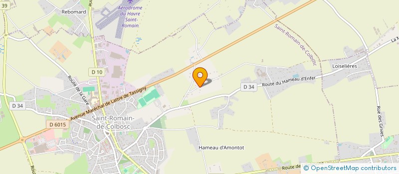 localisation de l'entreprise FOYER DES JEUNES EDUCATION POPULAIRE  SAINT-ROMAIN-DE-COLBOSC