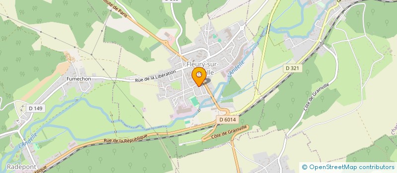 localisation de l'entreprise FOYER DES JEUNES ET D'EDUCATION POPULAI à FLEURY-SUR-ANDELLE