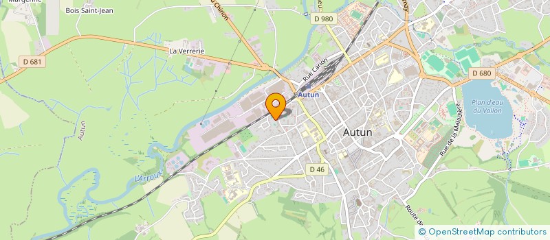localisation de l'entreprise FOYER DES JEUNES TRAVAILLEURS  AUTUN