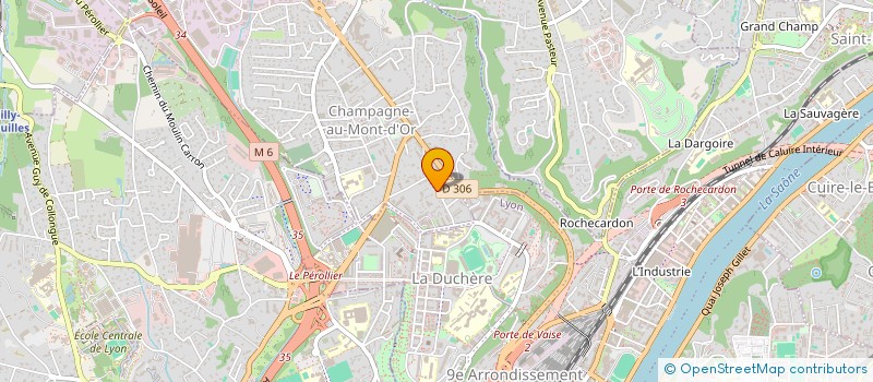 localisation de l'entreprise FOYER DES MISSIONS  CHAMPAGNE-AU-MONT-D'OR