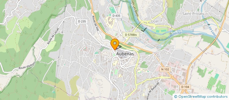 localisation de l'entreprise FOYER DES RETRAITES ALBENASSIENS à AUBENAS