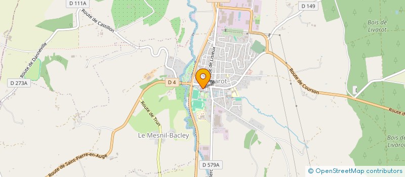 localisation de l'entreprise FOYER DES RETRAITES HENRI VENDRIN  LIVAROT-PAYS-D'AUGE