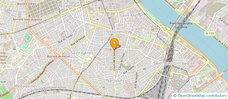 localisation de l'entreprise FOYER DES SOURDES MUETTES à BORDEAUX