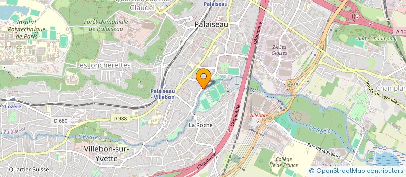 localisation de l'entreprise FOYER DES SPORTIFS J.ANQUETIL à PALAISEAU