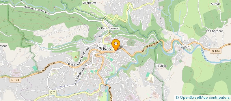 localisation de l'entreprise FOYER DES VIEUX à PRIVAS