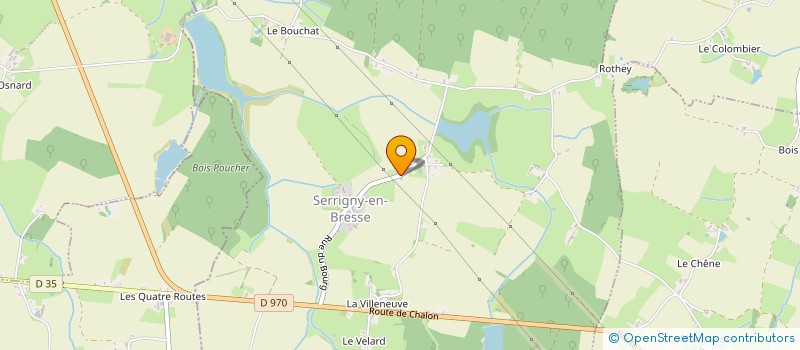 localisation de l'entreprise FOYER DU 3EME AGE  DAMPIERRE-EN-BRESSE