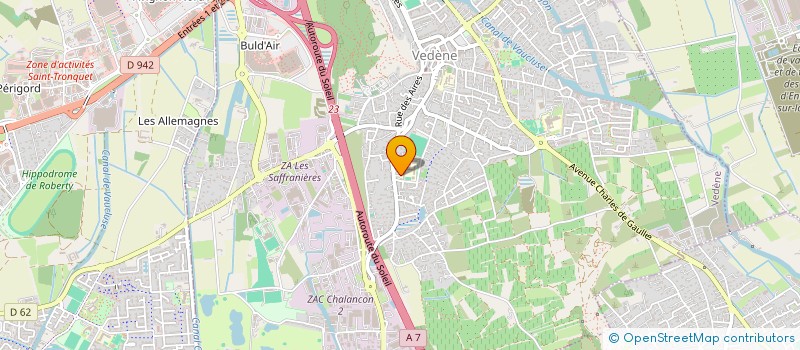 localisation de l'entreprise FOYER DU LEA PAUL VINCENSINI DE VEDENE  VEDENE