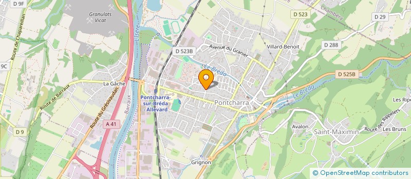 localisation de l'entreprise FOYER DU LYCEE MIXTE DE PONTCHARRA S/ BREDA  PONTCHARRA
