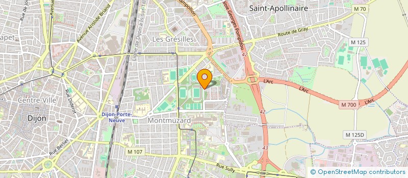 localisation de l'entreprise FOYER DU SOLDAT à DIJON