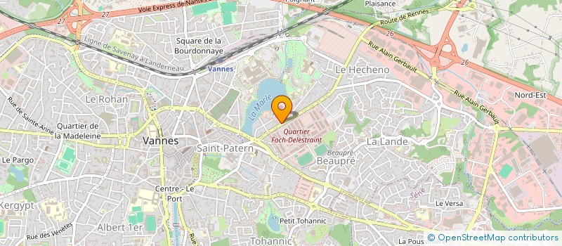 localisation de l'entreprise FOYER DU SOLDAT DU 3EME RIMA à VANNES