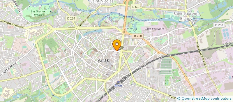 localisation de l'entreprise FOYER DU VAU D OR CERCLE à ARRAS