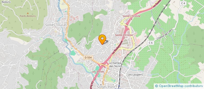 localisation de l'entreprise FOYER ED ECOLES PRIM MATER SOLLIES TOUCA  SOLLIES-TOUCAS