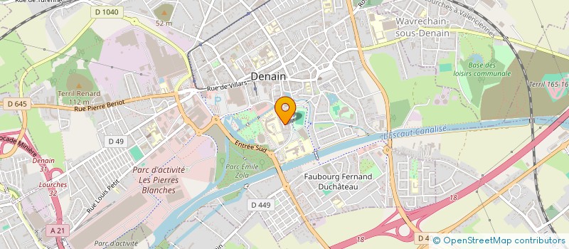 localisation de l'entreprise FOYER EDUCATIF LYCEE DE DENAIN  DENAIN