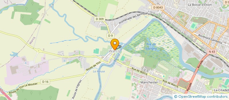 localisation de l'entreprise FOYER EDUCATION POPULAIRE  PRIX-LES-MEZIERES