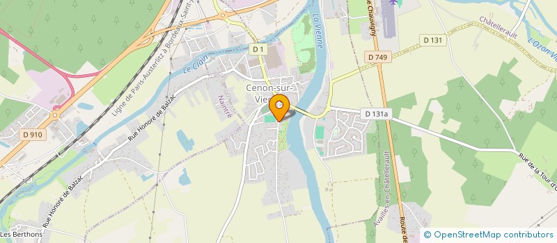 localisation de l'entreprise FOYER EDUCATION POPULAIRE SPORTIVE  CENON-SUR-VIENNE