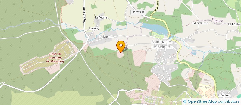 localisation de l'entreprise FOYER ELEVES DE L ESM ET EMIA  GUER