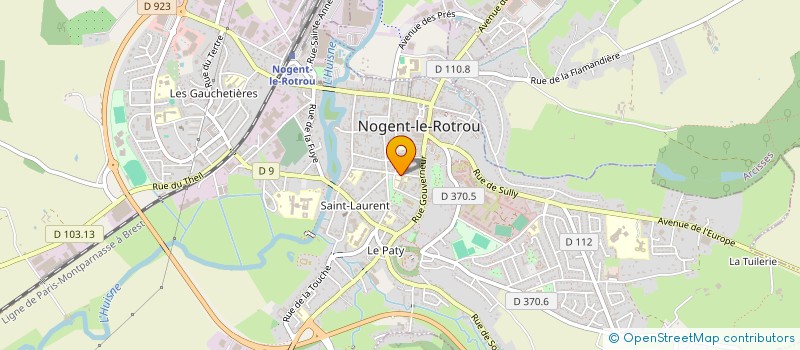 localisation de l'entreprise FOYER ELEVES INSTITUT MEDICO-EDUCATIF ANTOINE FAUVET NOGENT LE ROTROU à NOGENT-LE-ROTROU