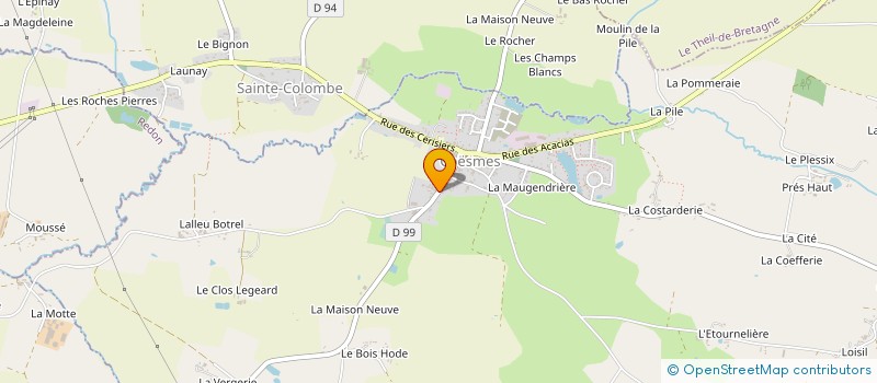 localisation de l'entreprise FOYER ETOILE DE SILOE à COESMES