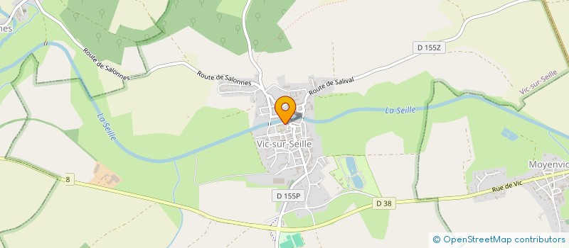 localisation de l'entreprise FOYER GEORGES DE LA TOUR à VIC-SUR-SEILLE