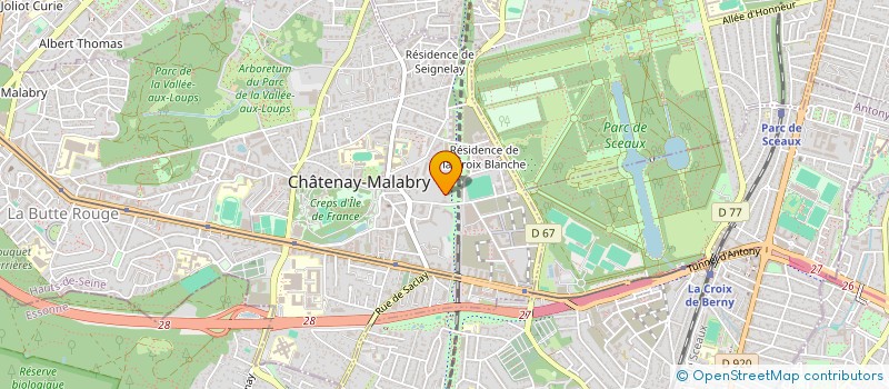 localisation de l'entreprise FOYER HELLENIQUE DE JEUNES à CHATENAY-MALABRY