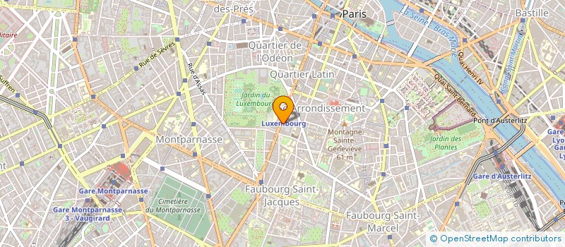 localisation de l'entreprise FOYER INTERN ETUDIANTES à PARIS