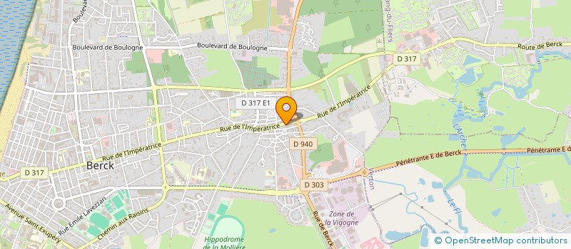 localisation de l'entreprise FOYER INTERNATIONAL D'ACCUEIL ET DE CULTURE  BERCK