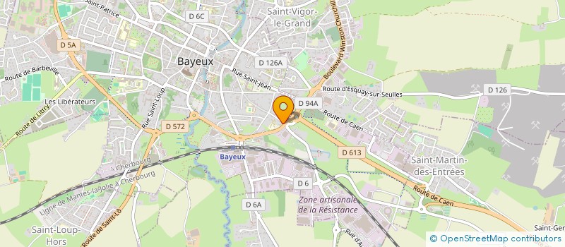 localisation de l'entreprise FOYER JACQUES CORNU  BAYEUX