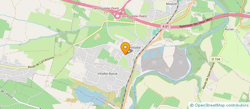 localisation de l'entreprise FOYER JACQUES RICARD  CARCASSONNE