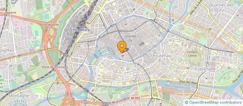 localisation de l'entreprise FOYER JEAN STURM ETUDIANTS à STRASBOURG