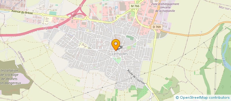 localisation de l'entreprise FOYER JEUNES EDUCA POPULAIRE  LEMPDES