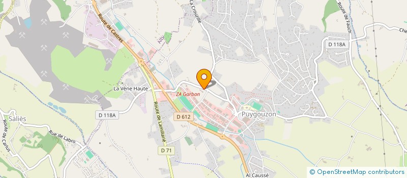 localisation de l'entreprise FOYER JEUNES ET D'EDUC POPUL à PUYGOUZON