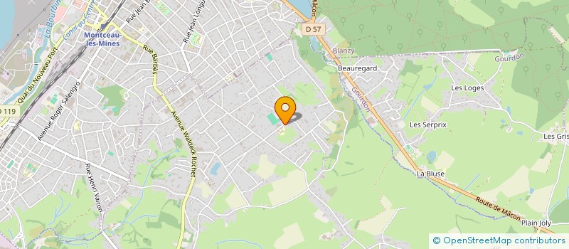 localisation de l'entreprise FOYER JEUNES ET D'EDUCATION PERMANENTE à SAINT-VALLIER