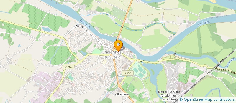 localisation de l'entreprise FOYER LAIQUE  CHALONNES-SUR-LOIRE