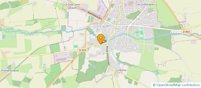 localisation de l'entreprise FOYER LAIQUE CULTUREL  CANDE