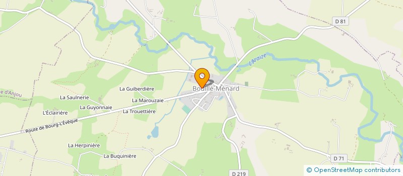 localisation de l'entreprise FOYER LAIQUE D EDUCATION PERMANENTE à SEGRE-EN-ANJOU BLEU