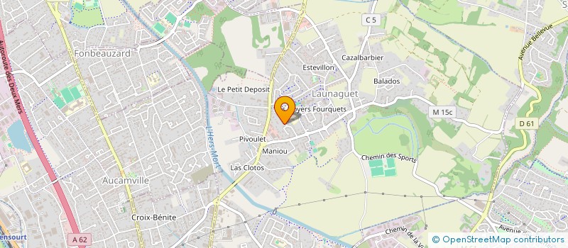 localisation de l'entreprise FOYER LAIQUE & D'EDUCATION POPULAIRE  SAINT-ALBAN