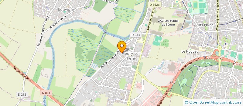 localisation de l'entreprise FOYER LAIQUE D'EDUCATION POPULAIRE  FLEURY-SUR-ORNE