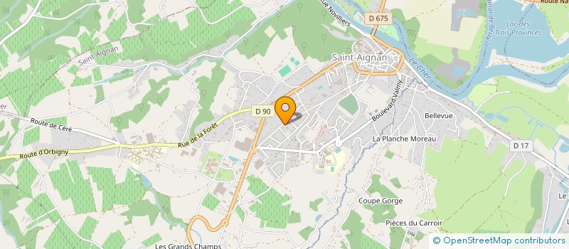localisation de l'entreprise FOYER LAIQUE DE SAINT AIGNAN  SAINT-AIGNAN