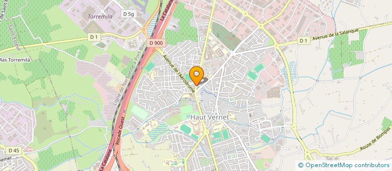 localisation de l'entreprise FOYER LAIQUE DU HAUT VERNET RUGBY  PERPIGNAN