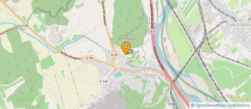 localisation de l'entreprise FOYER LES ELEVES  ORGON