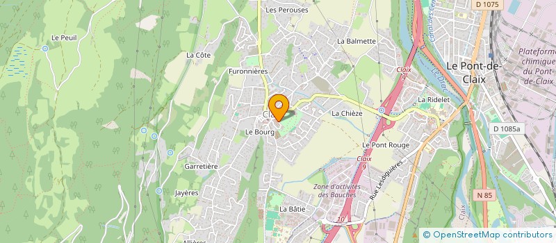 localisation de l'entreprise FOYER LOGEMENT à CLAIX