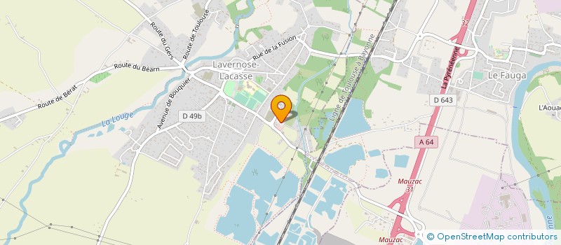 localisation de l'entreprise FOYER LOGEMENT VIVRE ENSEMBLE à LAVERNOSE-LACASSE